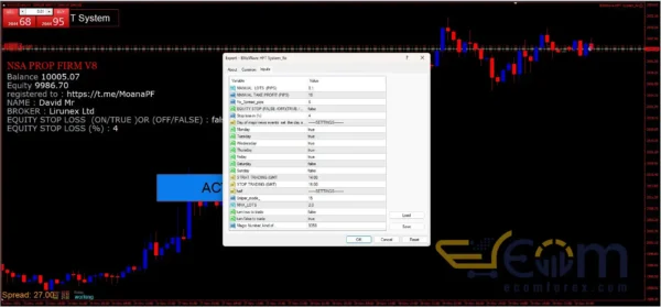 BlitzWave HFT System EA MT4 Inputs