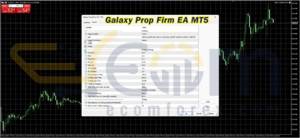 Galaxy Prop Firm EA MT5 Inputs