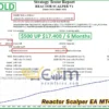 Reactor Scalper EA MT4 Backtest