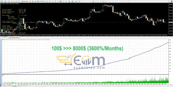 Bushra Gold Trading Robot MT4 Backtests