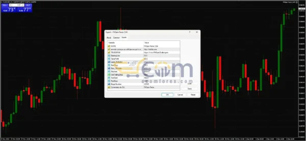 FXGain Fenix EA MT4 Inputs