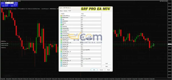 SRF PRO EA MT4 Inputs