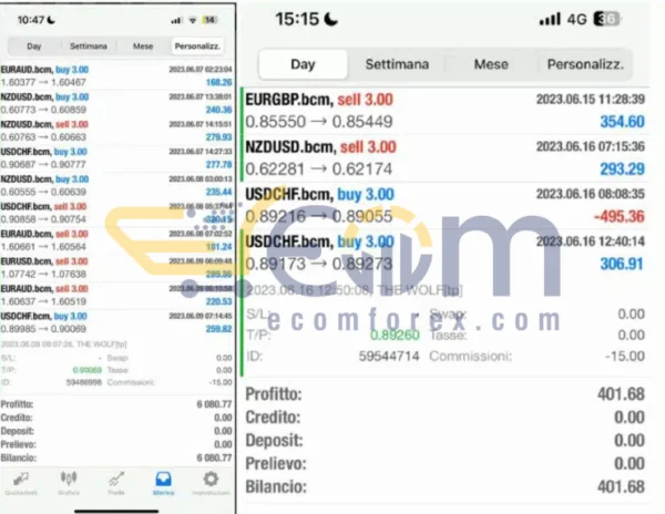 The Wolf EA MT4 Live Trading