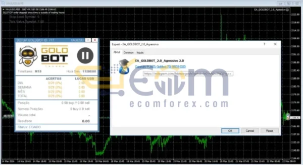 EA GOLDBOT V2.0 Agressivo Review