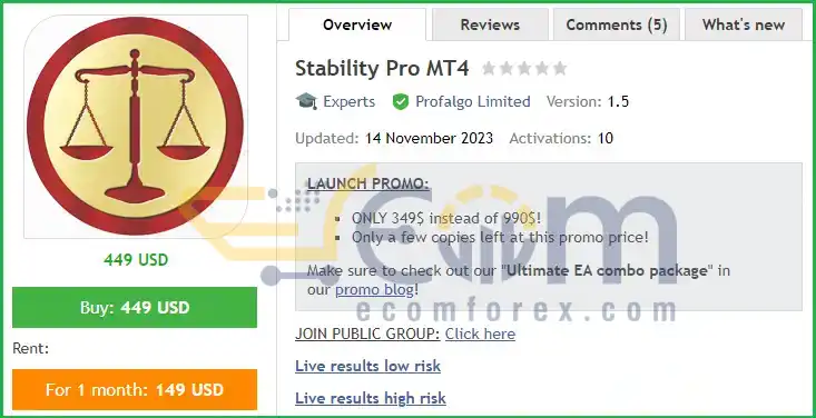 Stability Pro MT4