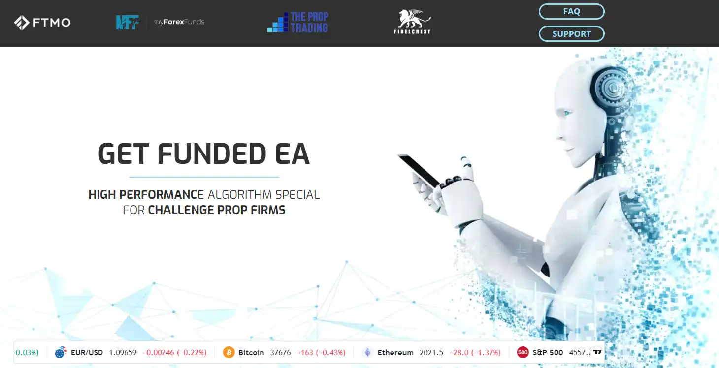 Get Funded System EA MT4 Signal FTMO