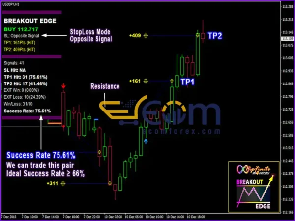 PipFinite Breakout EDGE Performance