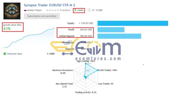 Synapse Trader MT5 EA Signal