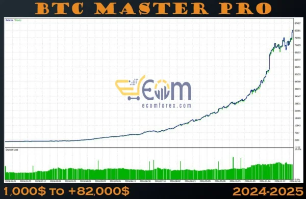 BTC Master Pro MT5 Backtest