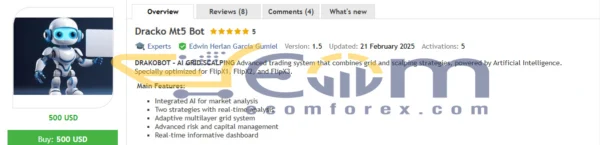 Dracko MT5 Bot Review
