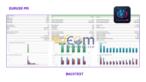Liquid Pours Xtreme EA MT5 Backtest