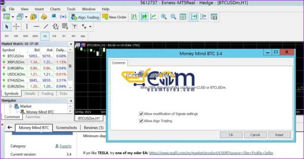 Money Mind BTC MT5 Reviews