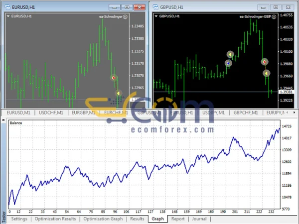 Schrodinger trading machine Backtest