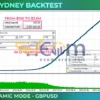 Sydney EA MT5 Backtest