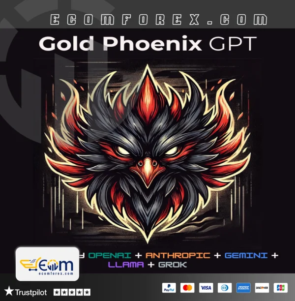 The Gold Phoenix EA MT5 Logo