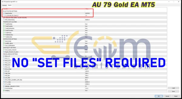 AU 79 Gold EA MT5 Backtest
