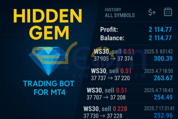 Hidden Gem EA MT4 Live Result