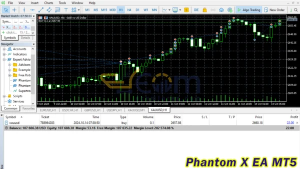 Phantom X EA MT5 Review