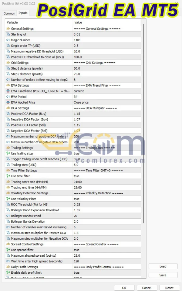 PosiGrid EA MT5 Review