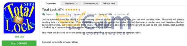 Total Lock MT4 Review