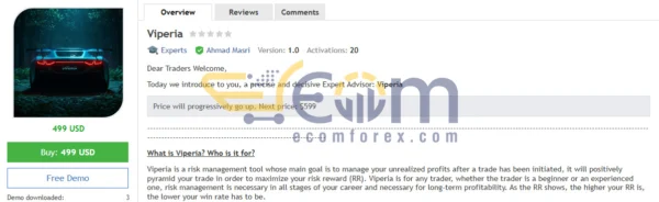 Viperia EA MT5 Review