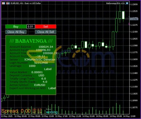 Babavenga EA MT4 Review