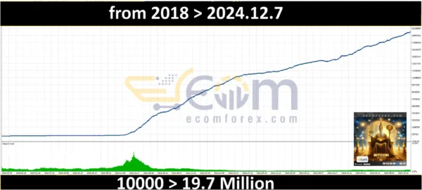Bitcoin Wizard MT5 Backtests