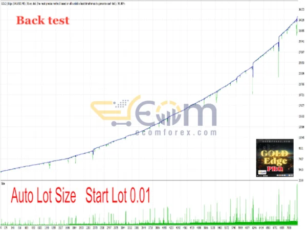 GOLD Edge PRO MT5 Backtest