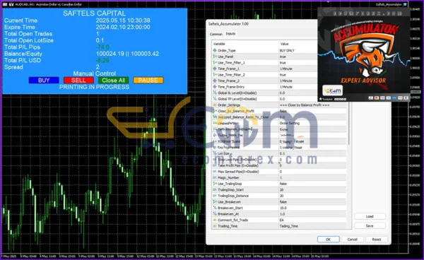 Saftels Accumulator EA MT5 Review