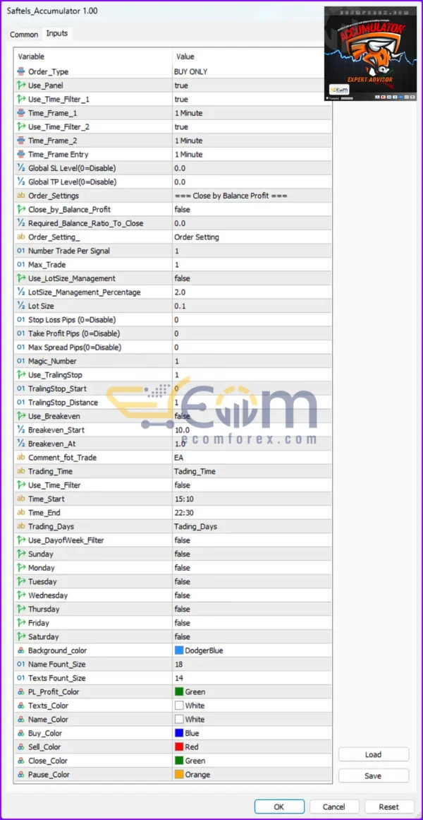Saftels Accumulator EA MT5 Reviews