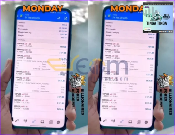 TINGA TINGAS ROBOT Live Trading