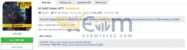 AI Gold Sniper MT5 Review