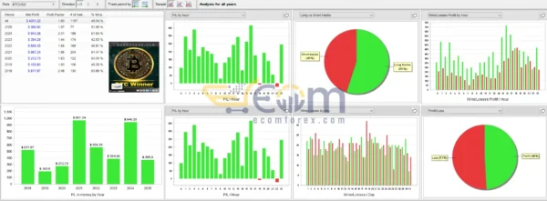 The BTC Winner MT5 Backtests