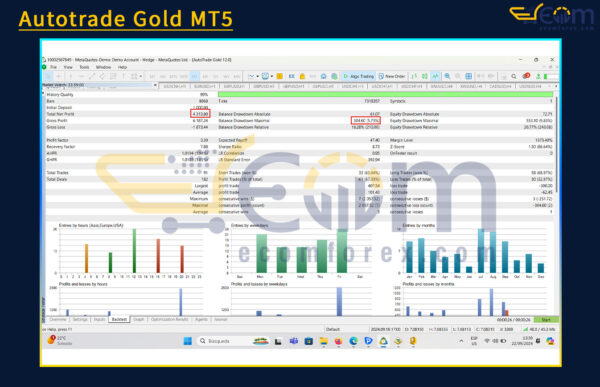 Autotrade Gold MT5 Backtest