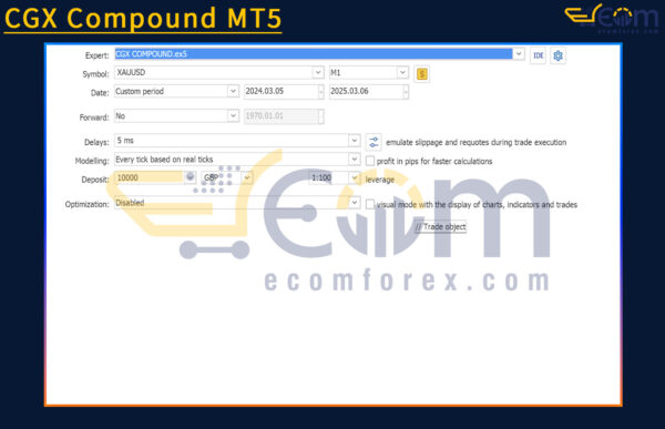 CGX Compound MT5 Setting