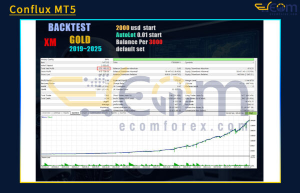 Conflux MT5 Backtest