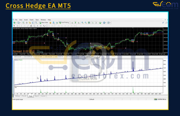 Cross Hedge EA MT5 Backtests