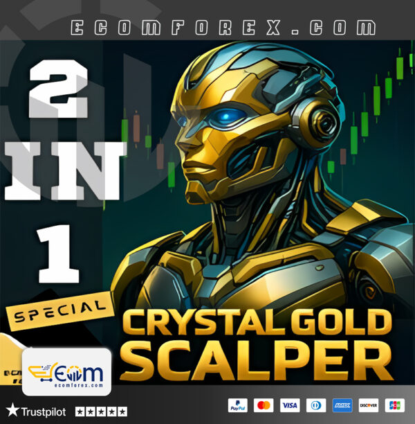 Crystal Gold Scalper AI Neural Recovery System MT5 Logo