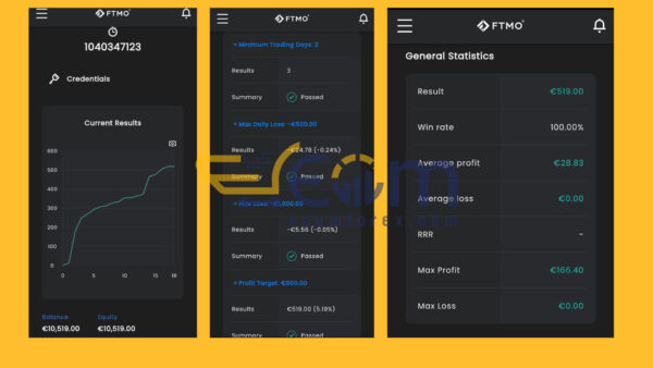 EA Gold Trader for Propfirms MT5 Live Trading FTMO