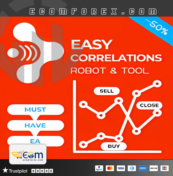 Easy Correlations EA MT5 Logo