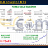 Forex GOLD Investor MT5 Backtest