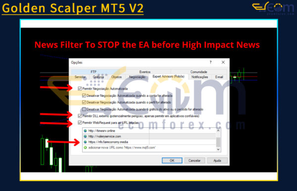 Golden Scalper MT5 V2 Setting
