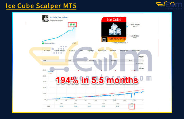 Ice Cube Scalper MT5 Live Result