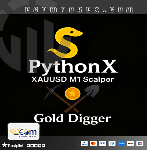 PythonX M1 Scalper XAUUSD EA MT5 Logo