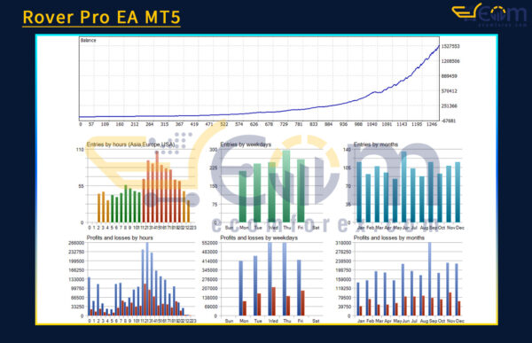 Rover Pro EA MT5 Backtests Result