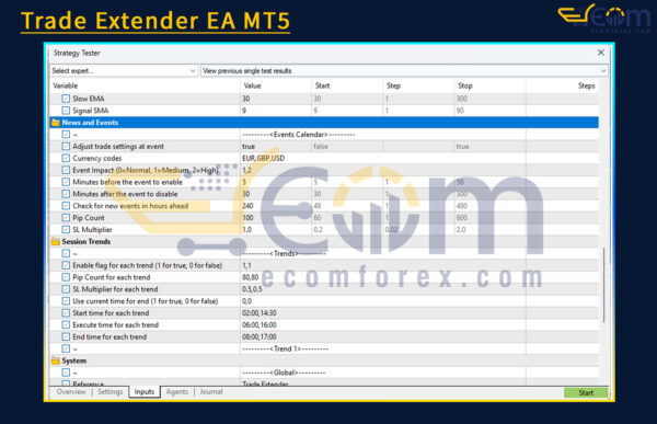Trade Extender EA MT5 Review