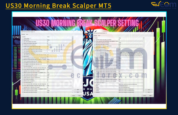 US30 Morning Break Scalper MT5 Input