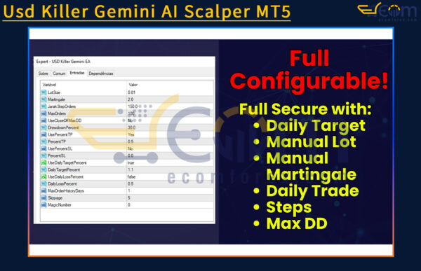 Usd Killer Gemini AI Scalper MT5 Review