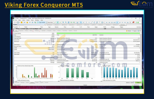 Viking Forex Conqueror MT5 Backtest
