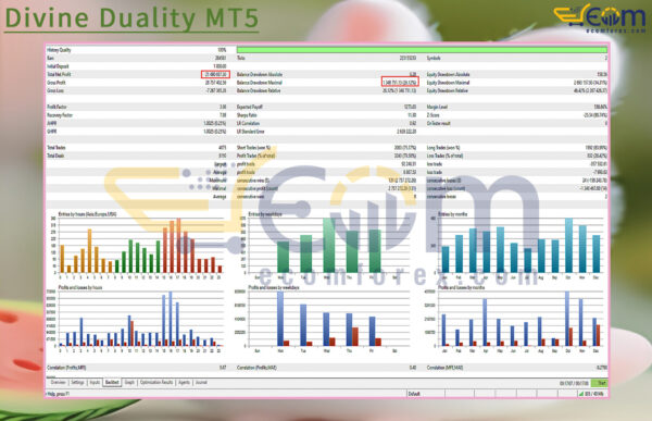 Divine Duality MT5 Backtest
